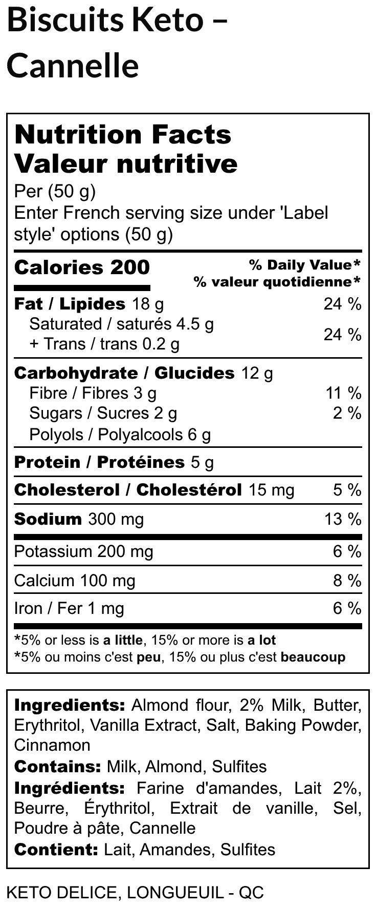 Keto Cookies – Cinnamon