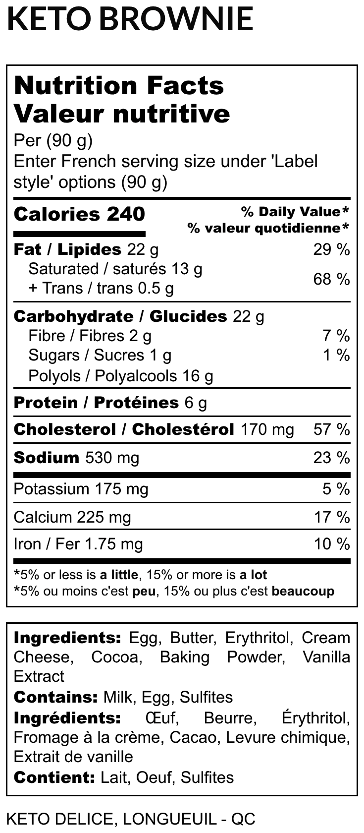 The ultimate Keto brownie